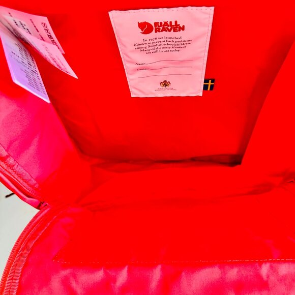 FJALLRAVEN KANKEN ORIGINAL PEACH PINK CLASSIC BACKPACK TRAVEL SCHOOL UNISEX main image 10